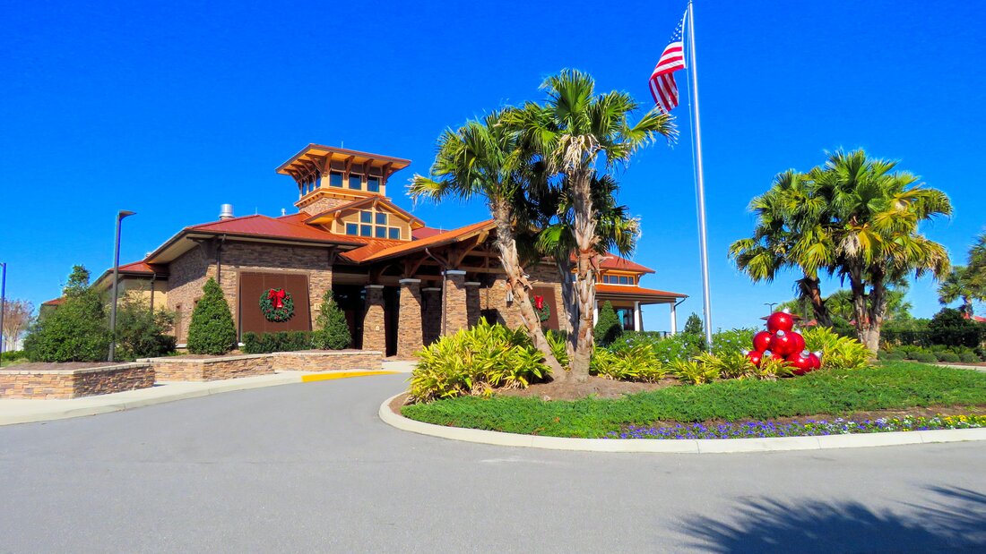 Photo showing The Lodge at On Top Of The World in Ocala FL.  This is a 55+ retirement community.